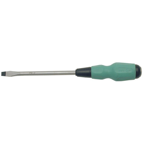 Tournevis &agrave; fente TORQUE DRIVE, Tige de #4, Ronde, 4" lo, Prise en Coussin&eacute;e Rock Safety Industrial Ltd