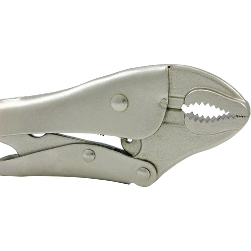 Pinces verrouillables super robustes J10WR avec couteau, Longueur 10", M&acirc;choire courb&eacute;e Rock Safety Industrial Ltd
