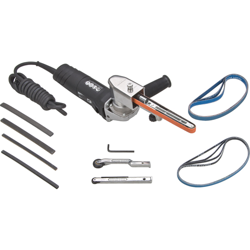 Electric Dynafile&reg; II  Abrasive Belt Machines, 1/8" - 3/4" Rock Safety Industrial Ltd