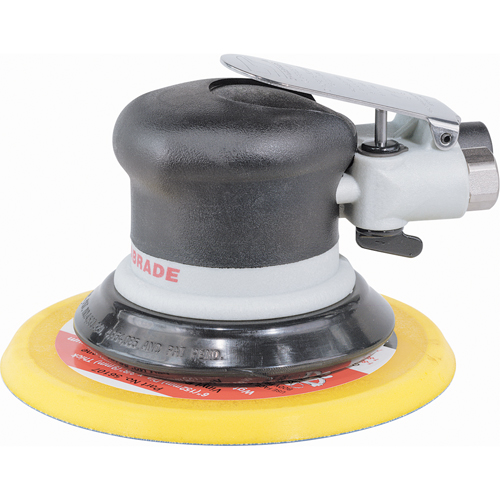 Ponceuse orbitale al&eacute;atoire DynorbitalSpirit Supreme de 6", sans aspiration, Dia 6", Entr&eacute;e 1/4" NPT, 12 000 Tr/min Rock Safety Industrial Ltd