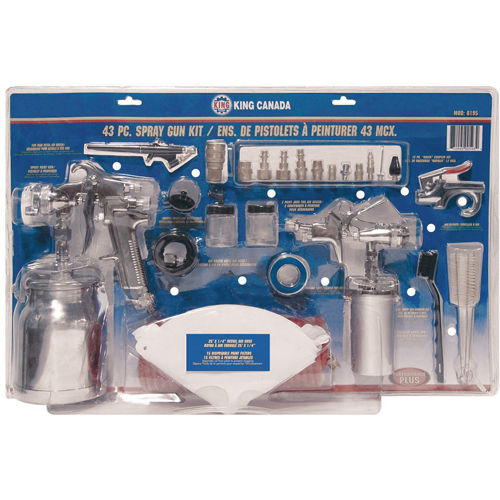 43-Pc. Spray Gun Kits Rock Safety Industrial Ltd