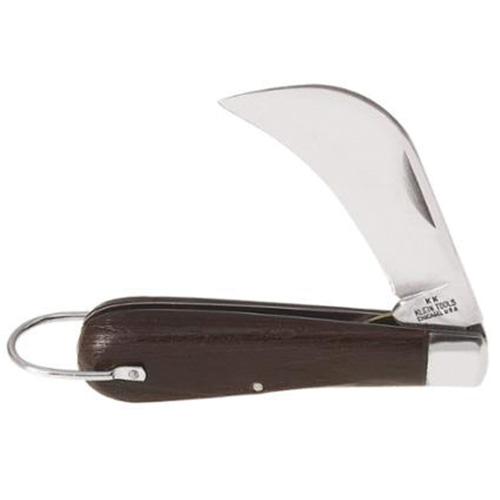 Pocket Knife with Hawkbill Slitting Blade, 2-5/8" Blade, Carbon Steel Blade, Plastic Handle Rock Safety Industrial Ltd