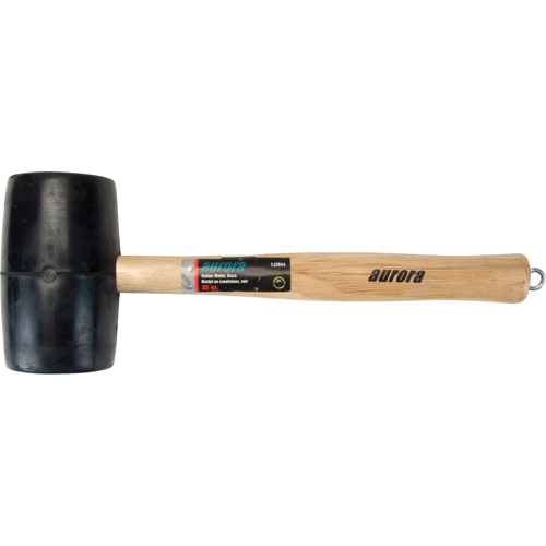 Rubber Mallet, 32 oz., Wood Handle Rock Safety Industrial Ltd