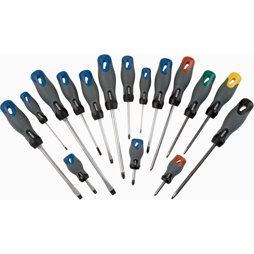 Screwdriver Set, 16 Pcs. Rock Safety Industrial Ltd