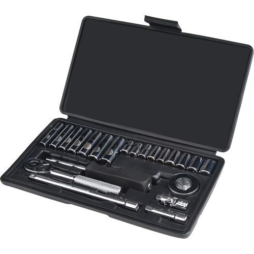 Jeu de douilles, 22 Mcx, Prise de 1/4", Profond Rock Safety Industrial Ltd