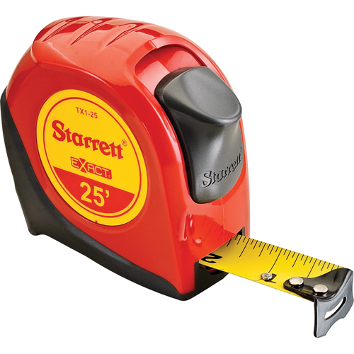 Ruban &agrave; mesurer pour ing&eacute;nieur, 1" x 25', Marques de goujon 1/16" Rock Safety Industrial Ltd