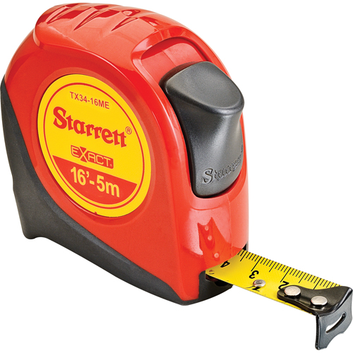 Ruban &agrave; mesurer en fibre de verre, 19 mm x 16', Marques de goujon 1/16"/Millim&egrave;tres Rock Safety Industrial Ltd