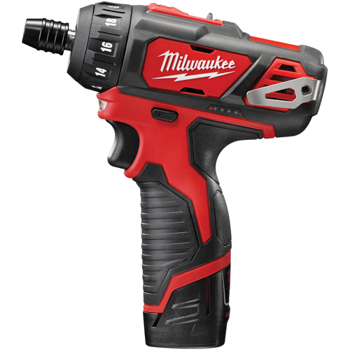Ensemble tournevis hexagonaux &agrave; 2 vitesses M12, 1/4", 12 V, 275 lb-po couple max., Lithium-ion bloc-pile Rock Safety Industrial Ltd