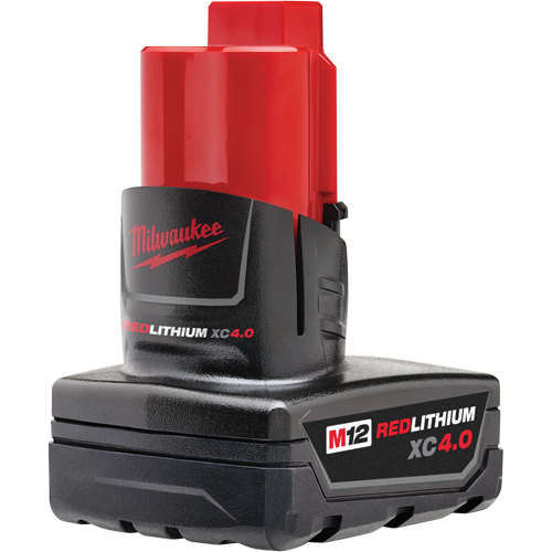 M12 Redlithium 4.0 Battery, Lithium-Ion, 12 V, 4 A Rock Safety Industrial Ltd
