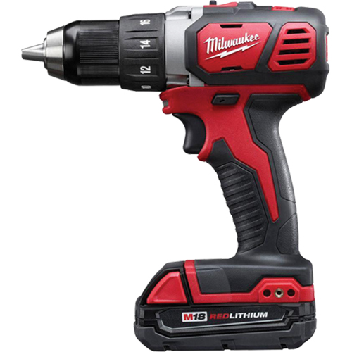 M18 Compact Drill/Driver Kit, Lithium-Ion, 18 V, 1/2" Chuck, 500 in-lbs Torque Rock Safety Industrial Ltd