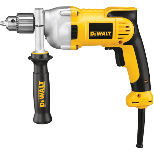 Perceuse &agrave; poign&eacute;e pistolet VSR s&eacute;rie lourde, Mandrin 1/2", 10 A, 120 V, 0-1250 Tr/min, Mandrin Avec cl&eacute; Rock Safety Industrial Ltd