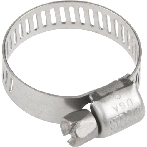 Hose Clamps - Stainless Steel Band & Screw, Min Dia. 0.316, Max Dia. 7/8" Rock Safety Industrial Ltd
