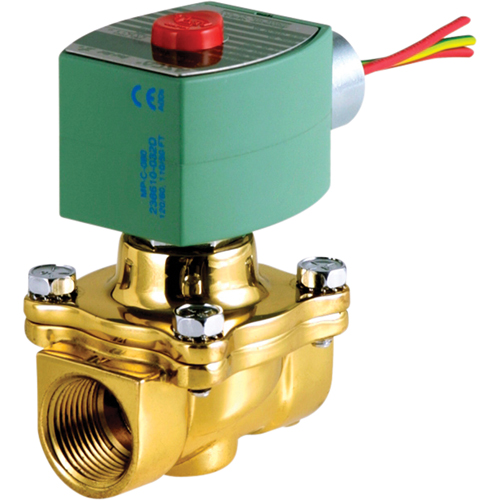 2-Way Pilot Operated Solenoid Valves, 3/8" Pipe, 135 PSI Rock Safety Industrial Ltd