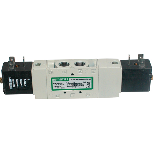 Pilot 5-Way 2-Position 4-Way Solenoid Valves, 3/8" Pipe, 150 PSI Rock Safety Industrial Ltd
