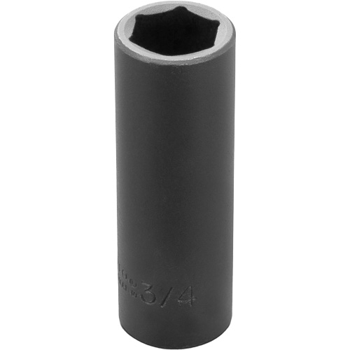 Socket, Impact, 3/4", 1/2" Drive, 6 Points, Deep Rock Safety Industrial Ltd