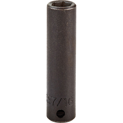 Douille, Chocs, 7/16", Prise 3/8", 6 pans, Profond Rock Safety Industrial Ltd