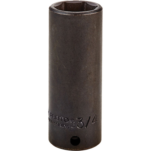 Douille, Chocs, 3/4", Prise 3/8", 6 pans, Profond Rock Safety Industrial Ltd