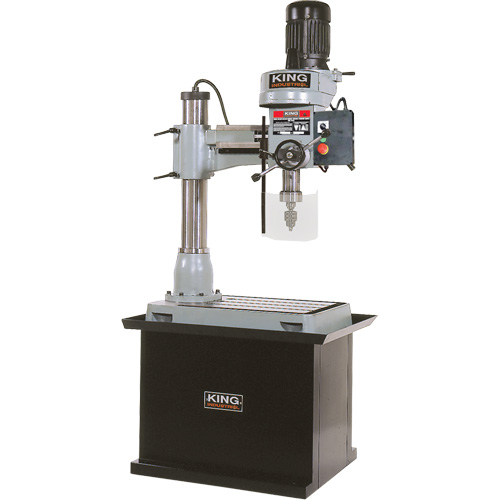 Perceuse radiale avec support, 1/2" Mandrin, 5 Vitesse(s), 19-5/8" la x 21-5/8" lo, #3 Morse Rock Safety Industrial Ltd