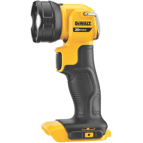 Lampe de travail Max, DEL, 110 lumens, 11 hres de fonctionnement, Bloc-pile Rechargeable, Plastique Rock Safety Industrial Ltd