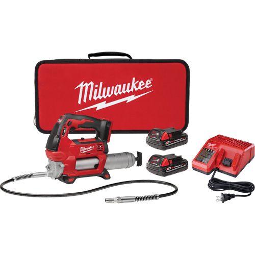 M18 Cordless 2-Speed Grease Gun Kit, Lithium-Ion, 18 V Rock Safety Industrial Ltd