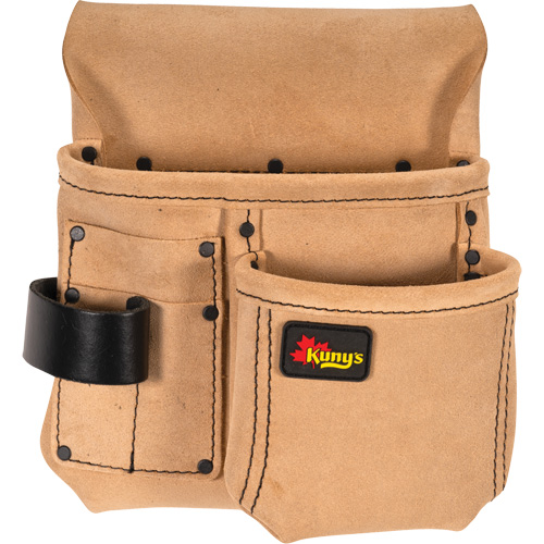 Half Carpenter Apron, Multiple Tool Holder, Leather, 4 Pockets Rock Safety Industrial Ltd