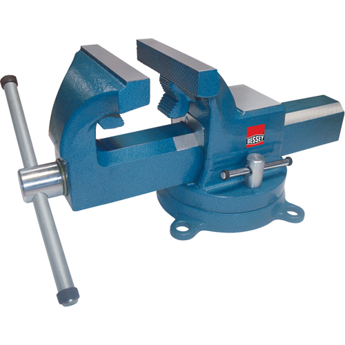 &eacute;taux industriels robustes pour &eacute;tabli, Largeur des m&acirc;choires 4", Profondeur de la gorge 2-3/8" Rock Safety Industrial Ltd