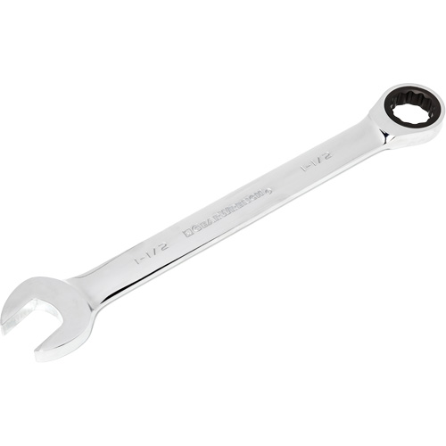 Cl&eacute; &agrave; rochet combin&eacute;e, 12 pans, 1-1/2", Fini Chrome Rock Safety Industrial Ltd