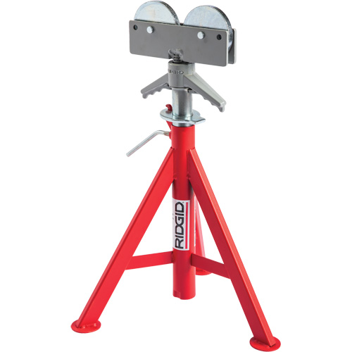 Support de tuyau pour rouleau baiss&eacute; no RJ-98, 59-104 cm R&eacute;glage de la hauteur, 12" Capacit&eacute; max. de tuyau, 1000 lb Capacit&eacute; de charge max. Rock Safety Industrial Ltd