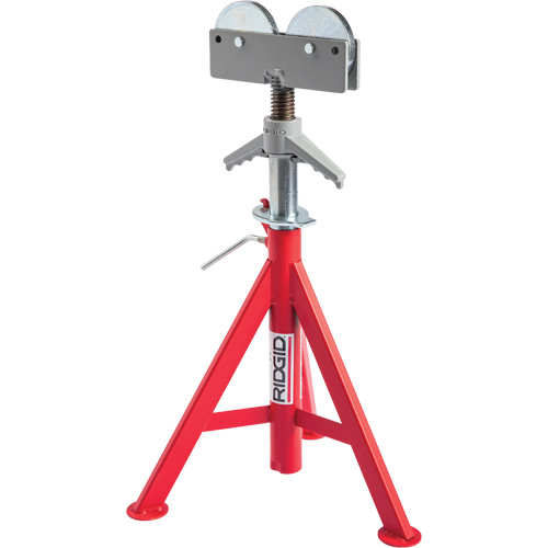 Support de tuyau pour rouleau baiss&eacute; no RJ-98, 59-104 cm R&eacute;glage de la hauteur, 12" Capacit&eacute; max. de tuyau, 1000 lb Capacit&eacute; de charge max. Rock Safety Industrial Ltd