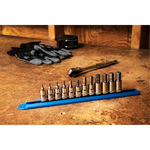 Jeu de douilles m&eacute;triques, Hexagonale, Prise 3/8", 12 mrcx Rock Safety Industrial Ltd