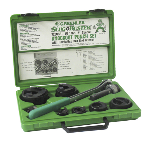Ensemble de poinçonnage avec cliquet et poinçons SlugBuster Rock Safety Industrial Ltd