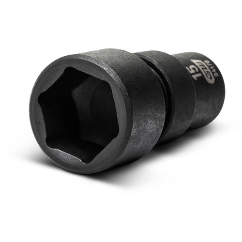 Jeu de 12 douilles m&eacute;triques flexibles universelles &agrave; chocs 1/4" &agrave; 6 pans Rock Safety Industrial Ltd