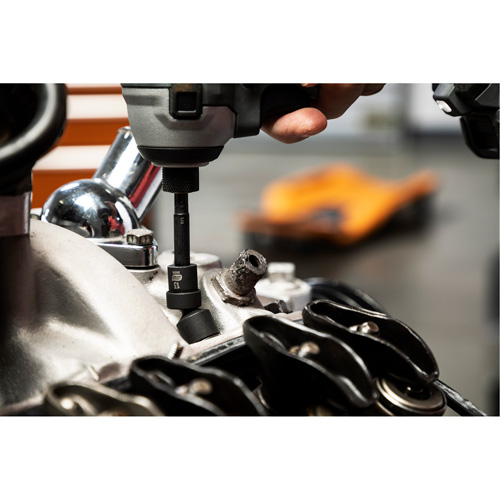 Jeu de 12 douilles m&eacute;triques flexibles universelles &agrave; chocs 1/4" &agrave; 6 pans Rock Safety Industrial Ltd