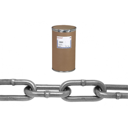 Chaîne &agrave; maillons longs pour chalutage, Acier alli&eacute; trait&eacute; &agrave; chaud, 1/2" x 300' (91,4 m) l, Calibre 80, Charge d'utilisation 12 000 lb (6 tonnes) Rock Safety Industrial Ltd