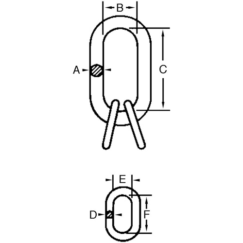 Maillon maître Cam-Alloy Rock Safety Industrial Ltd