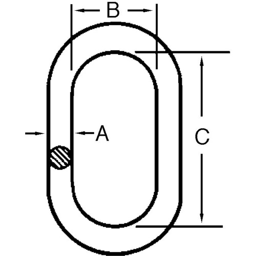 Maillon maître Cam-Alloy Rock Safety Industrial Ltd