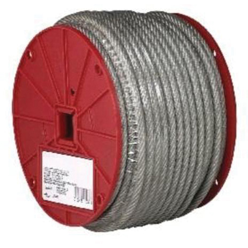 C&acirc;ble m&eacute;tallique, 250' (76,2 m) x 3/32", 184 lb (0,092 tonne), Rev&ecirc;tement de vinyle Rock Safety Industrial Ltd