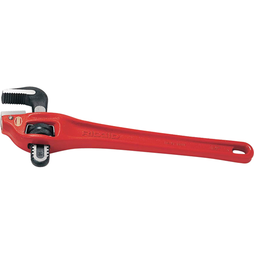 Heavy-Duty Offset Pipe Wrench #14, 2" Jaw Capacity, 14" Long, Powder Coated Finish Rock Safety Industrial Ltd