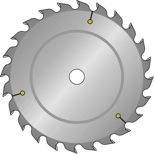 Lame de scie industrielle - refente, 12", 36 dents, Pour Bois Rock Safety Industrial Ltd