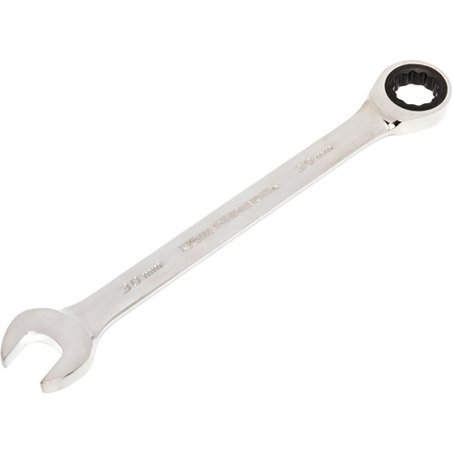 Cl&eacute; &agrave; cliquet combin&eacute;e &agrave; 72 dents, 12 pans, 30 mm, Fini Chrome/Poli Rock Safety Industrial Ltd