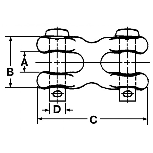 Twin Clevis Link Rock Safety Industrial Ltd