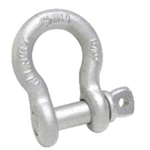Anchor Shackle, 3/16", Screw Pin, Hot Dip Galvanized Rock Safety Industrial Ltd
