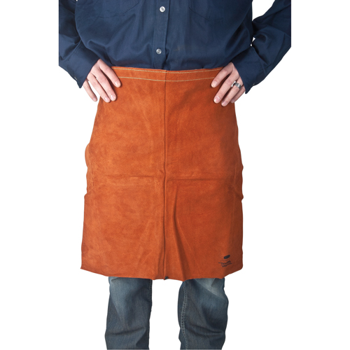 Leather Apron, Waist, 24" L, Lava Brown Rock Safety Industrial Ltd