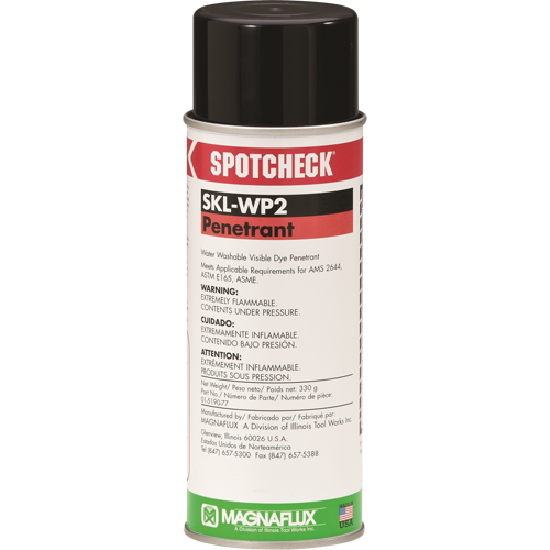 P&eacute;n&eacute;trants Spotcheck - P&eacute;n&eacute;trant SKL-WP2 lavable &agrave; l'eau, Canette a&eacute;rosol Rock Safety Industrial Ltd