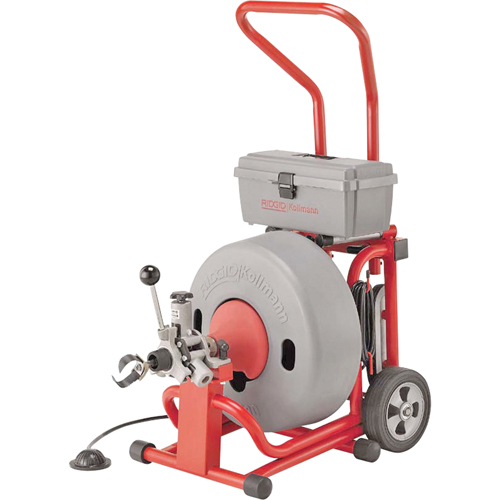 Machine &agrave; tambour no K-6200 avec c&acirc;ble no C-24-IW, &eacute;lectrique, 5/8" x 100' Rock Safety Industrial Ltd