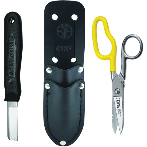Trousse d'&eacute;pisseur de c&acirc;bles avec ciseaux &agrave; ouverture libre Rock Safety Industrial Ltd