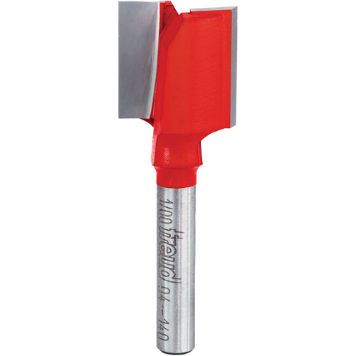 Fraise - foret droit &agrave; double cannelure, 3/4" dia, 1" ha, 2-1/8" lo, 1/4" Manche Rock Safety Industrial Ltd