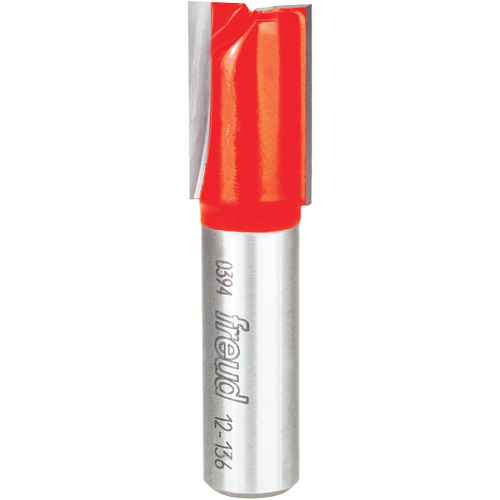 Router Bit - Double Flute Straight Bit, 5/8" Dia., 1-1/2" H, 2-1/2" L, 1/2" Shank Rock Safety Industrial Ltd