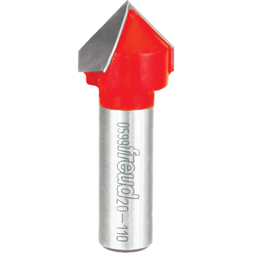 Fraise &agrave; rainurer en V, 7/8" dia., 1/2" tige Rock Safety Industrial Ltd