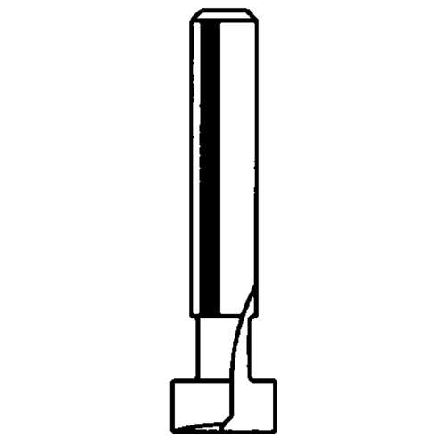 Fraise en trou de serrure, 25/64" dia., 1/4" tige Rock Safety Industrial Ltd